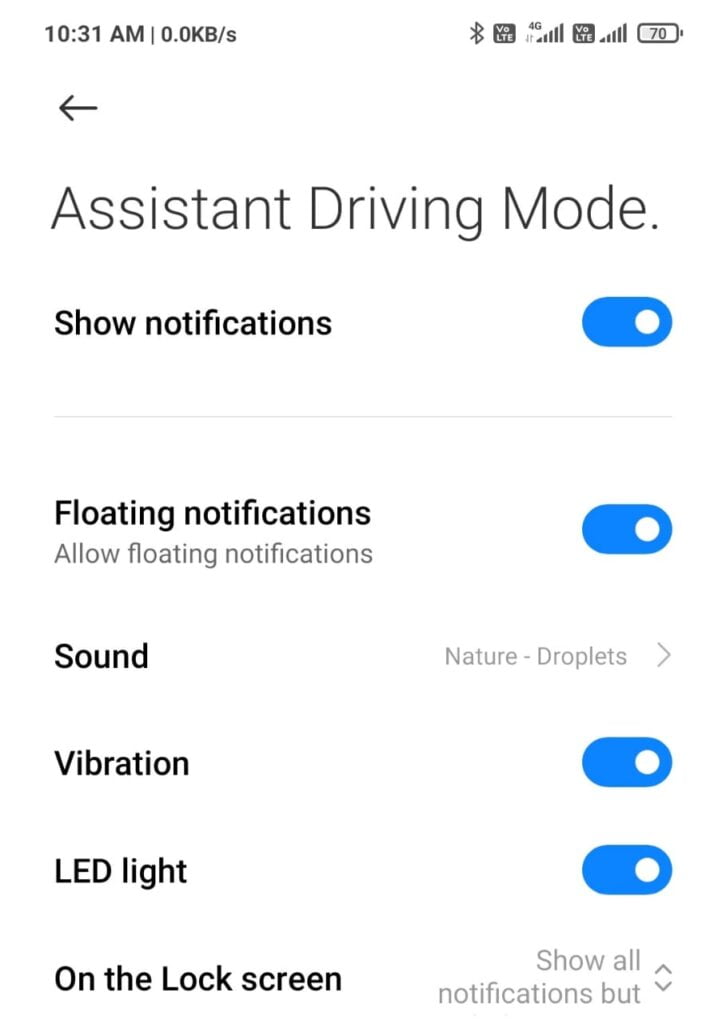 google assistant driving mode 